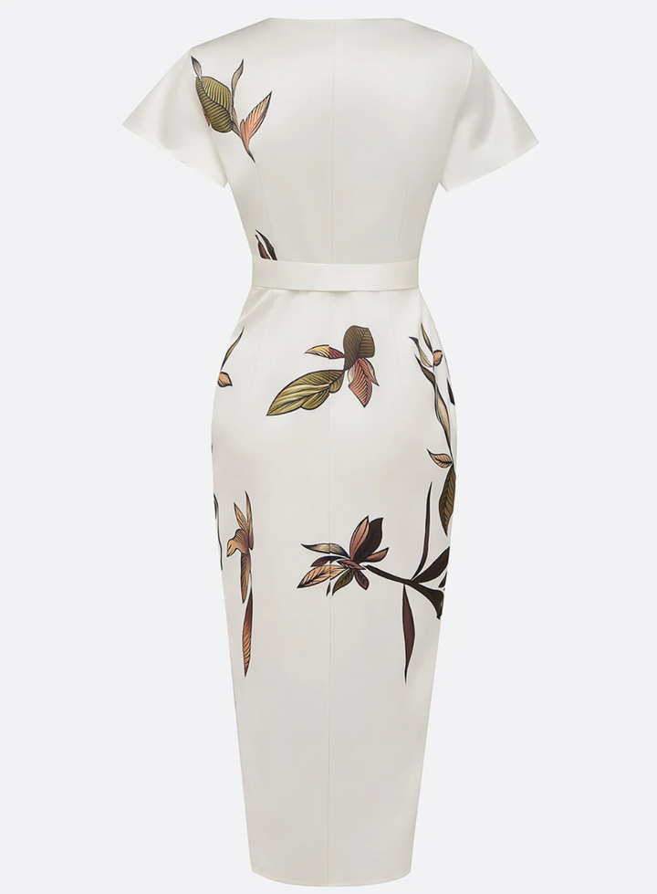 Velise - Wrap Satin Dress
