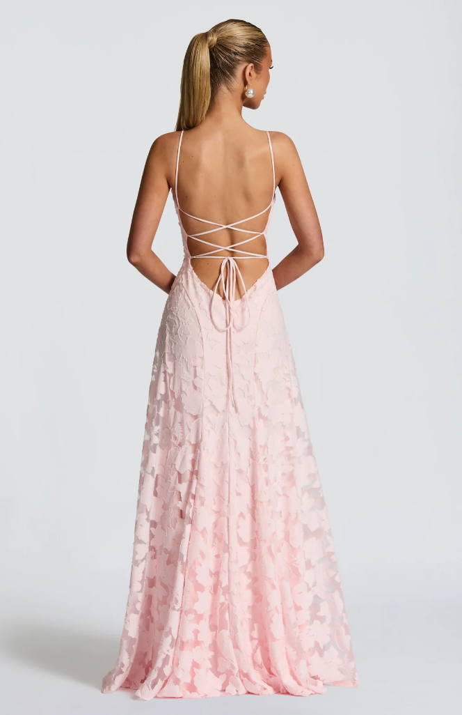 Nalevi - Bodycon Lace Maxi Dress