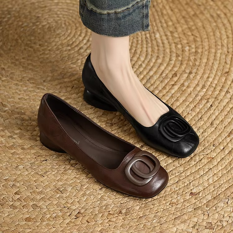 Luniva - Square-Toe Ballet Flats
