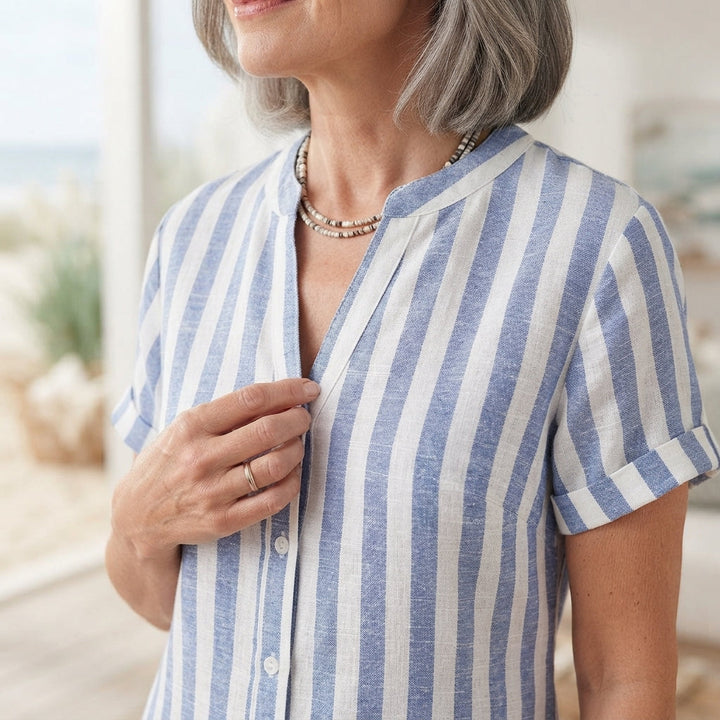 Rivela - Striped Shirt Dress