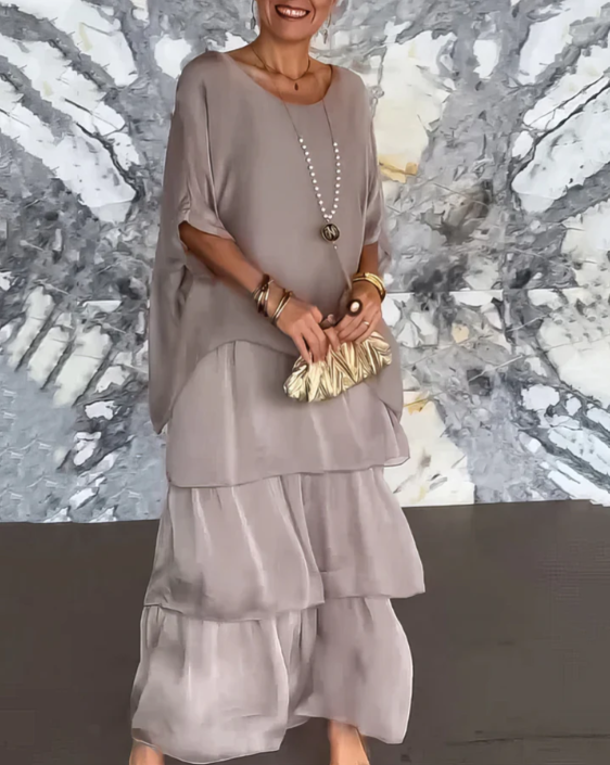 Avalen - Ruffled Woven Maxi Dress