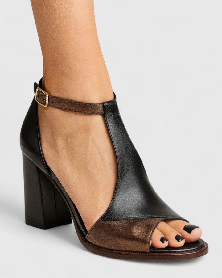 Faylen - Cushioned Insole Leather Heels
