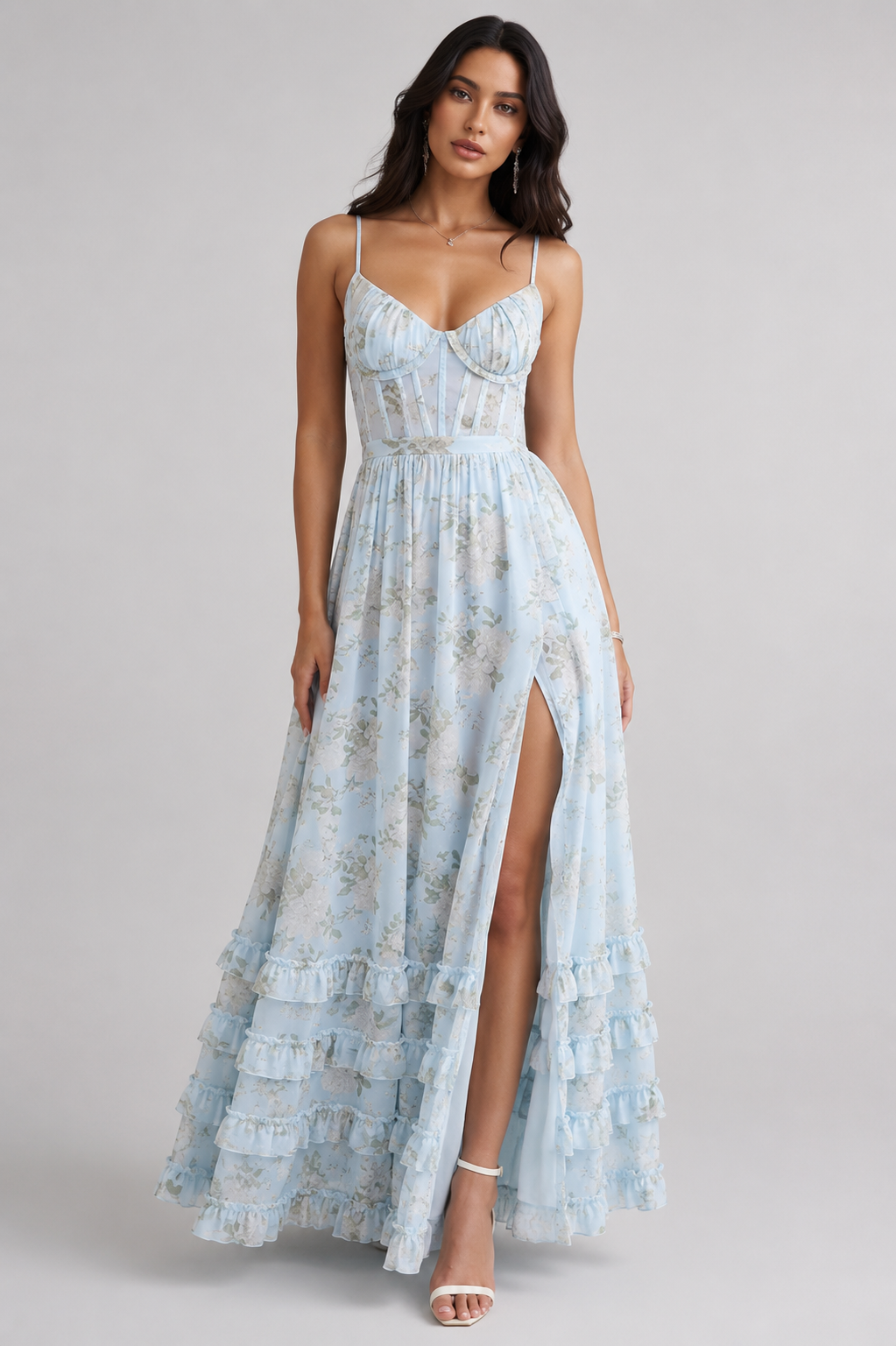 Avenya - High-Slit Woven Dress