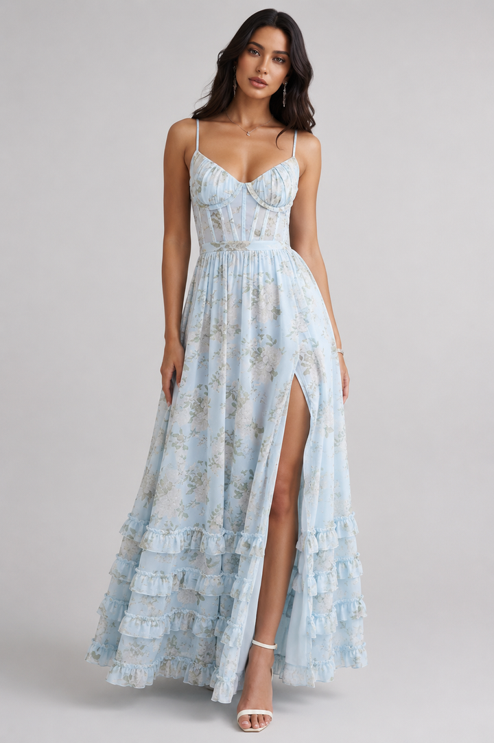 Avenya - High-Slit Woven Dress