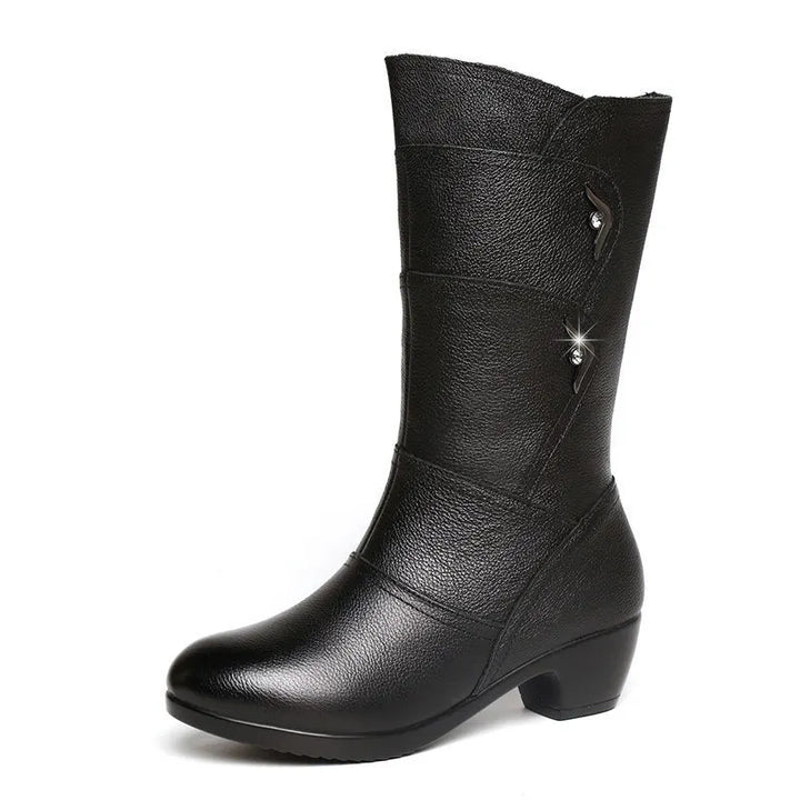 Yalira - Leather Ankle Boots