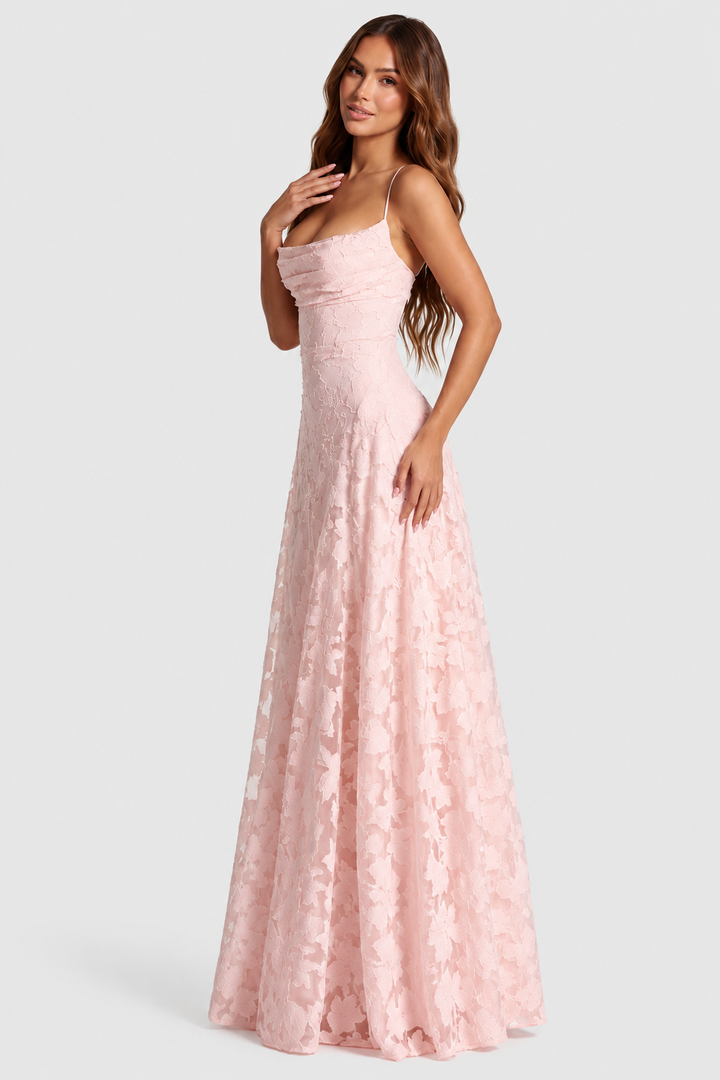 Nerila - Raised Floral Lace Dress