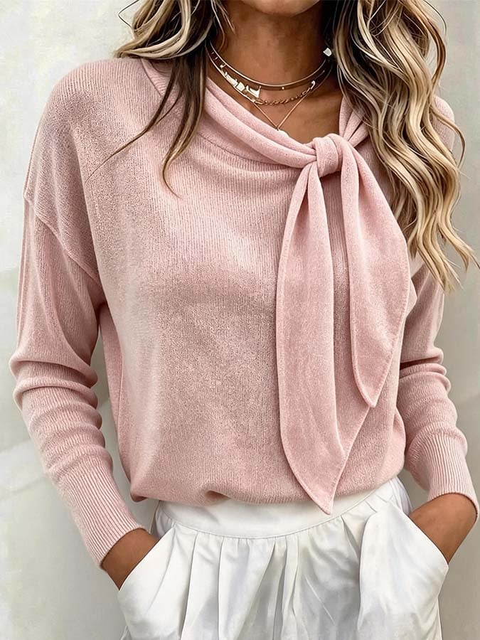 Mevara - Long-Sleeve Knit Top