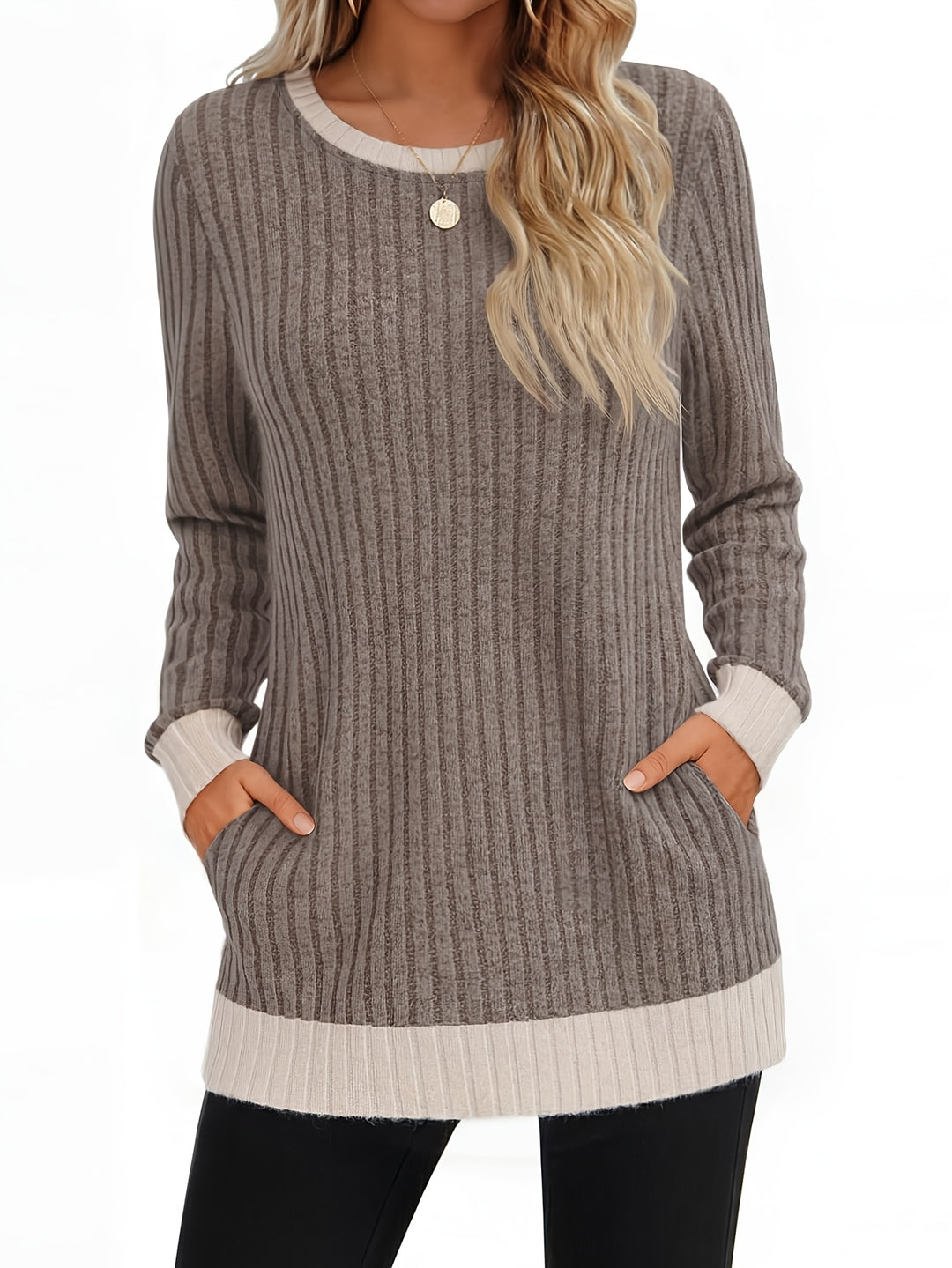 Soreli - Colour-Block Jersey Knit T-Shirt