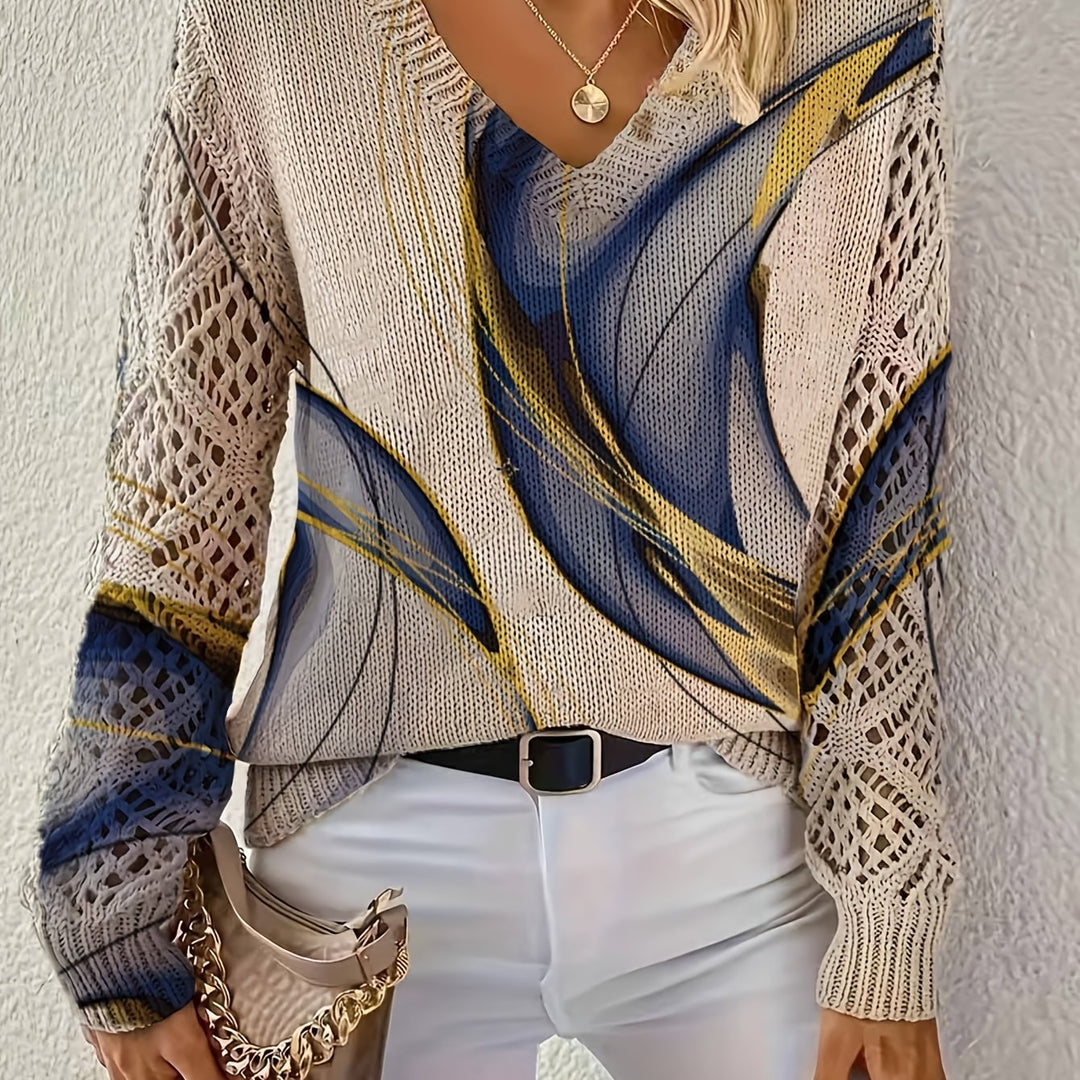 Novira - Openwork Knit Pullover