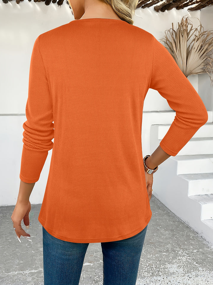 Tivora - Faux Two-Piece Knit Top