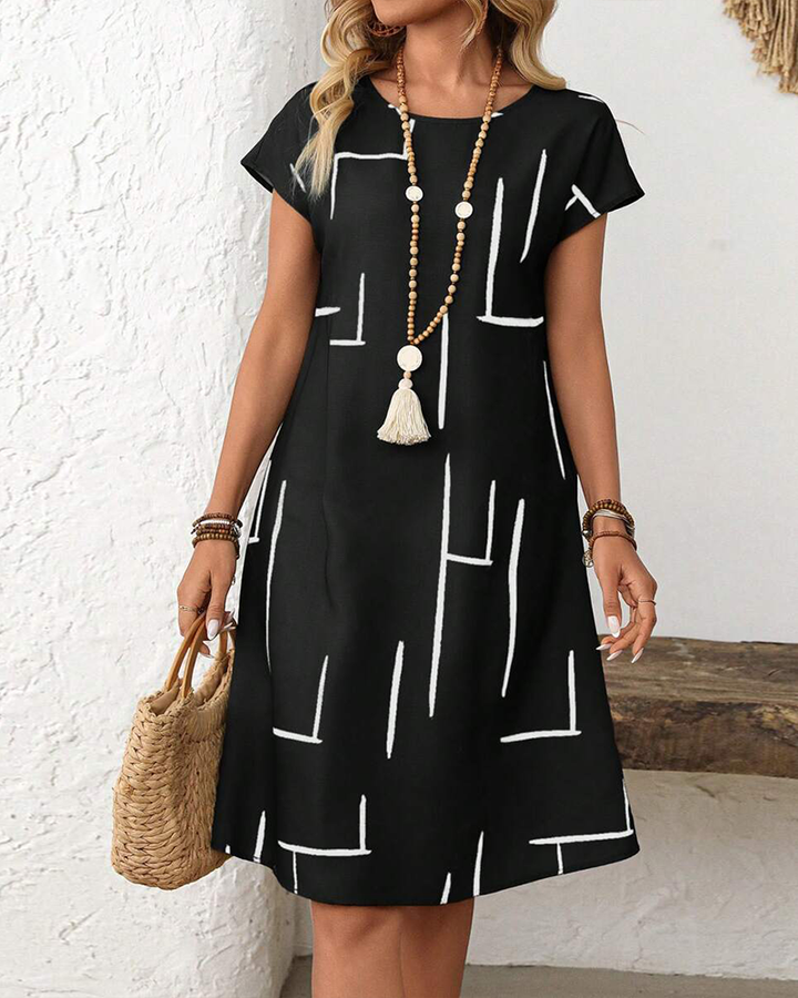 Virela - Relaxed Cut Linen Long Dress