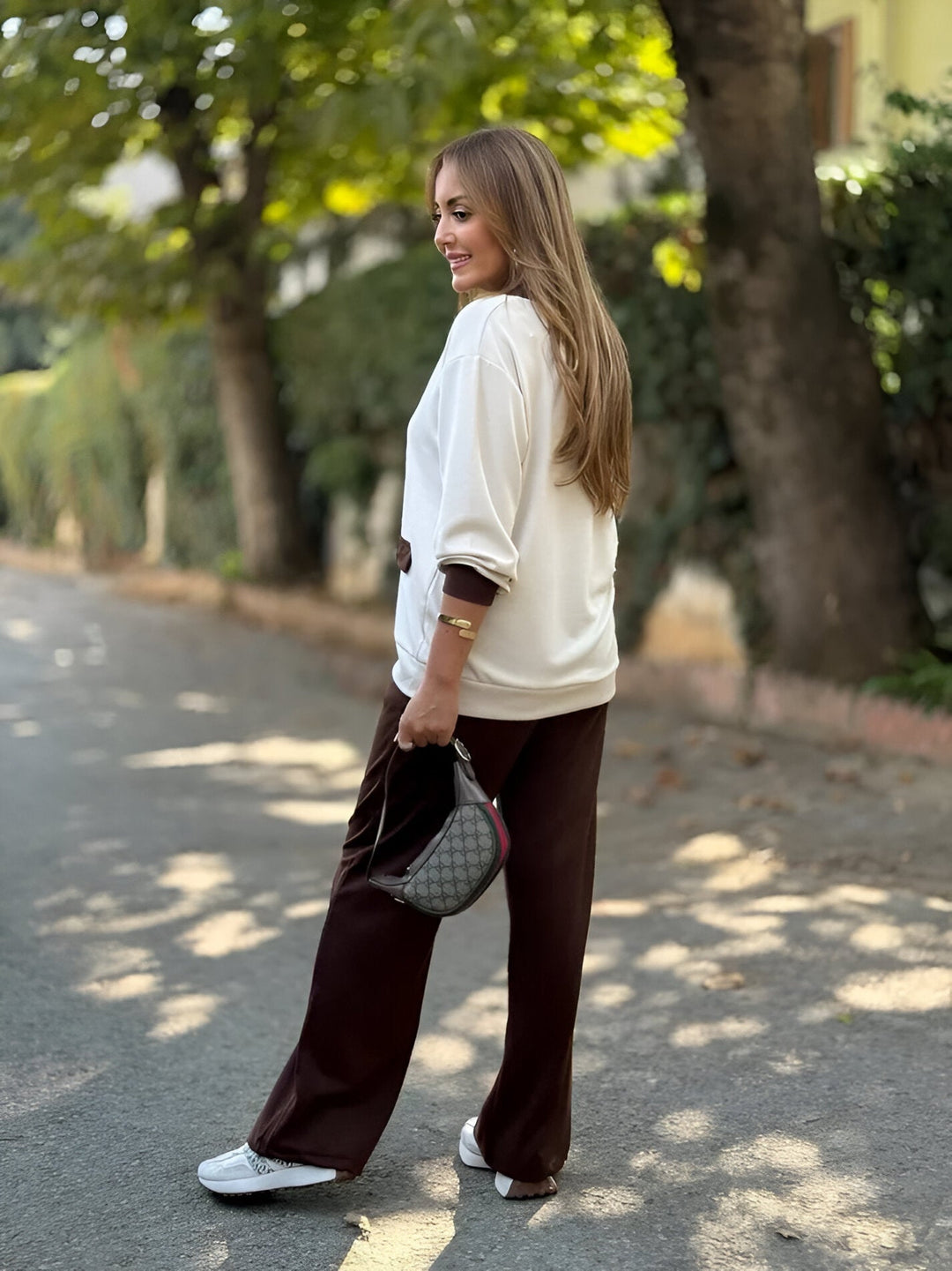 Evoria - Tailored Knit Cardigan-Trouser Set