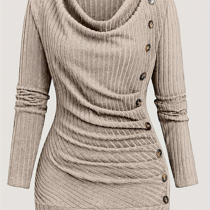 Solyne - Crew Neck Knit Top