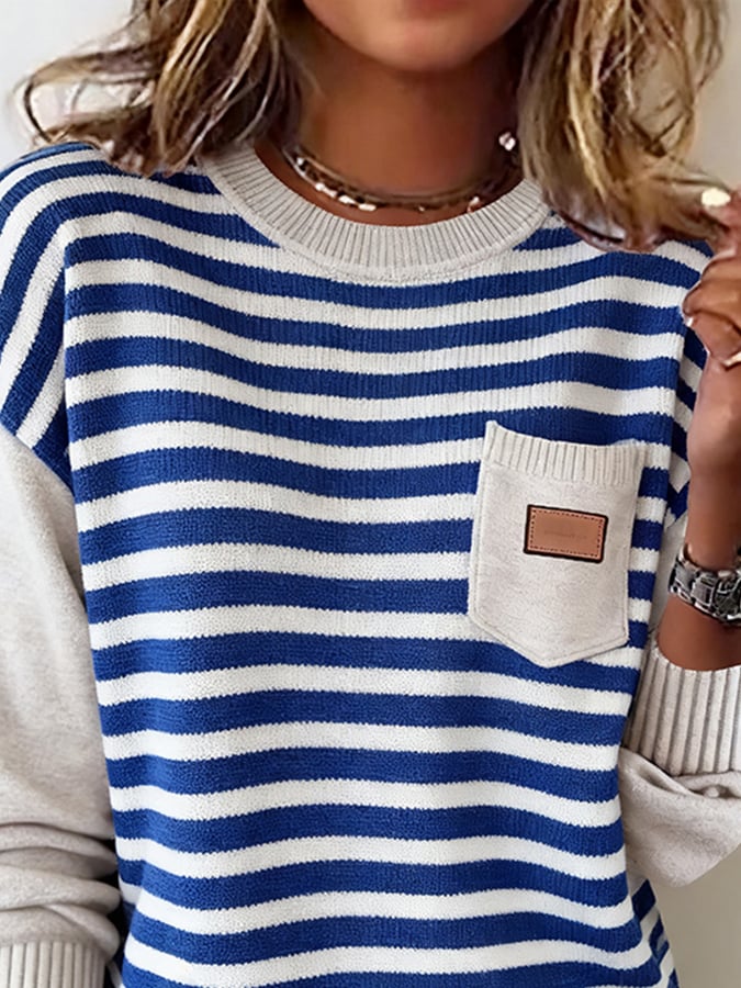 Avenli - Striped Knit Sweater