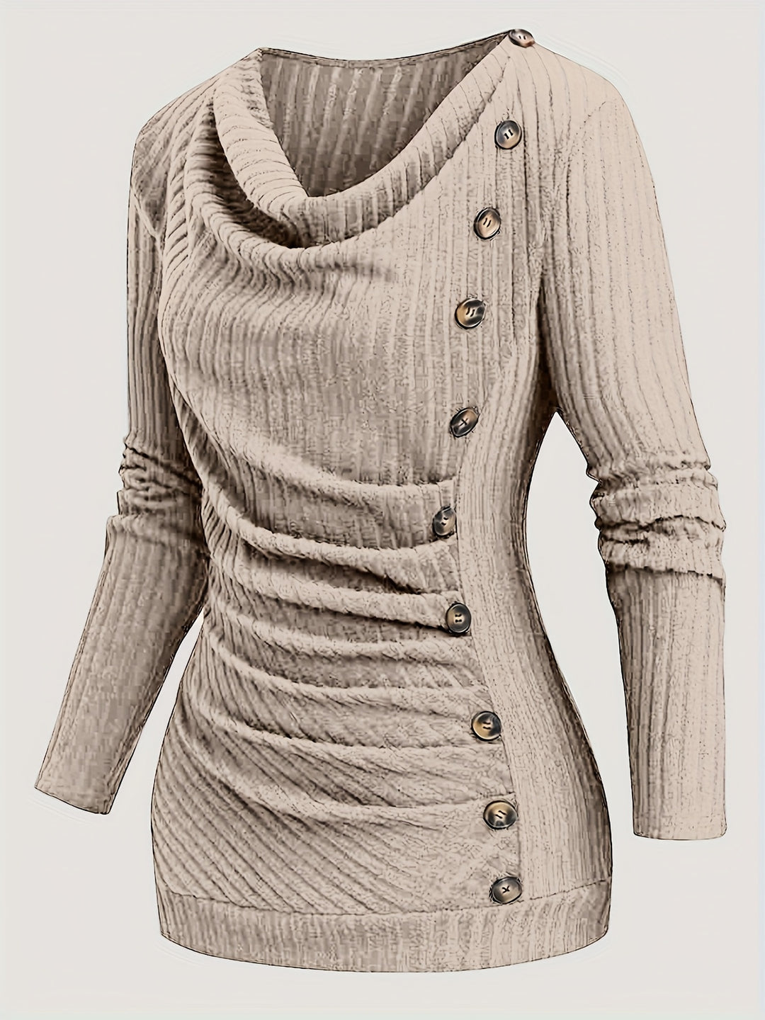 Solyne - Crew Neck Knit Top