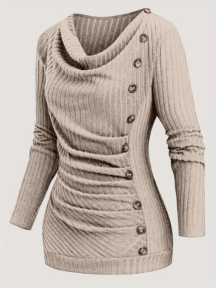 Solyne - Crew Neck Knit Top