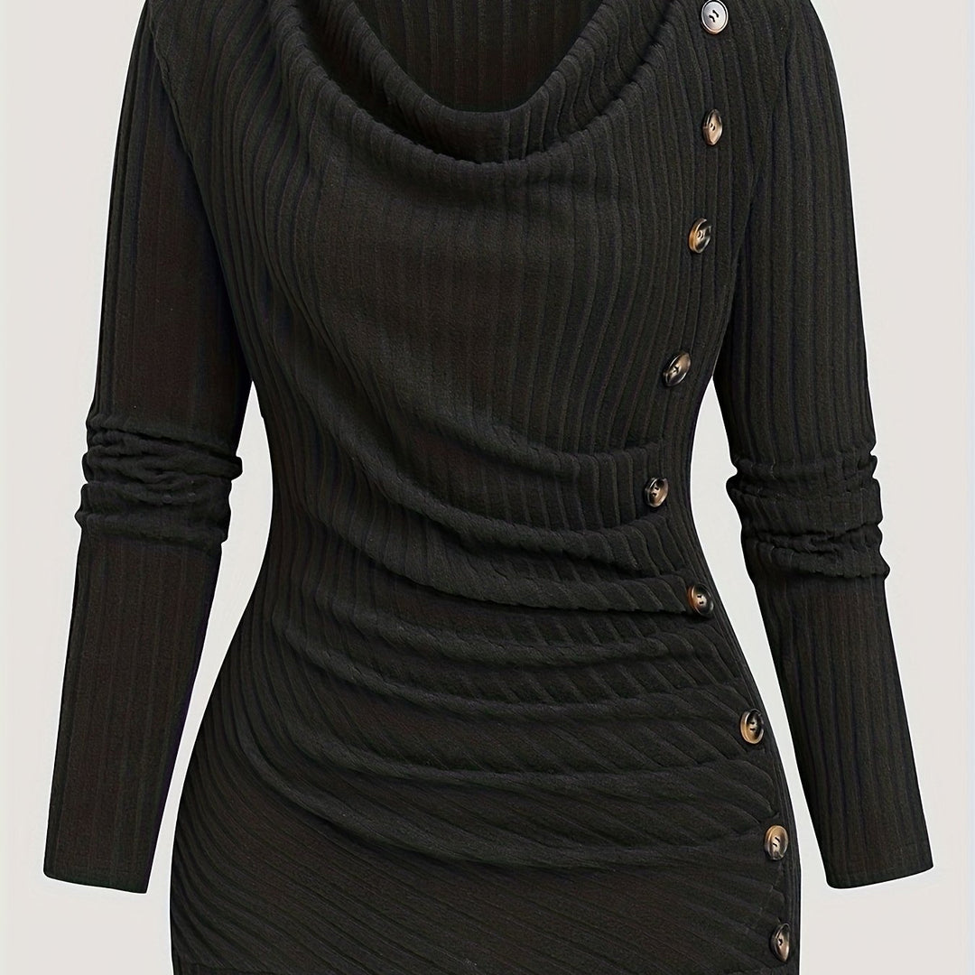 Solyne - Crew Neck Knit Top