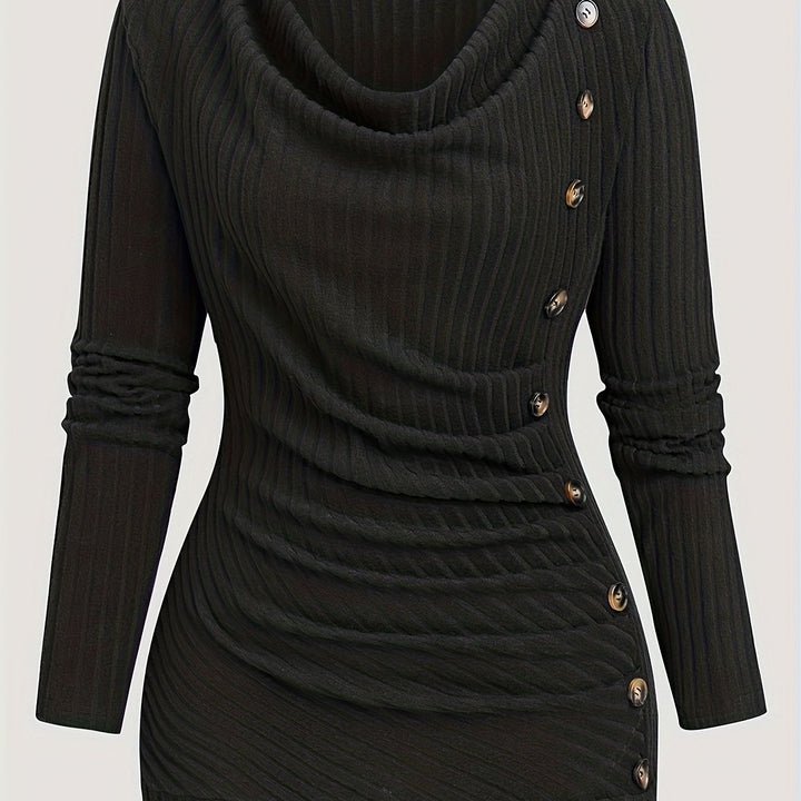 Solyne - Crew Neck Knit Top