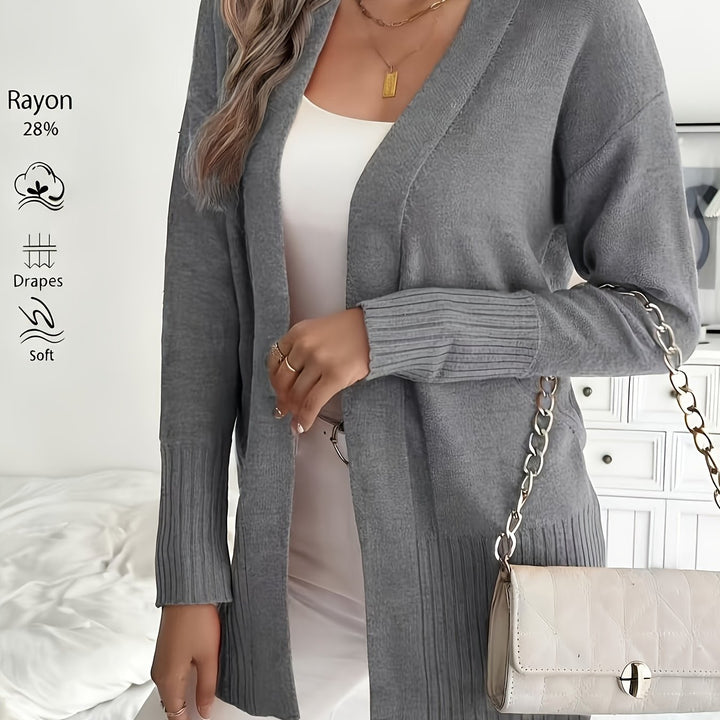 Tivora - Longline Knit Cardigan