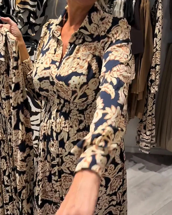 Naliri - Floral-Print Woven Shirt Dress