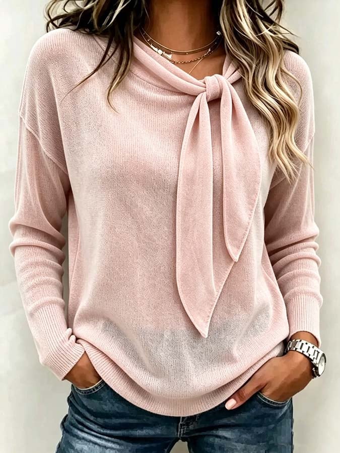 Mevara - Long-Sleeve Knit Top