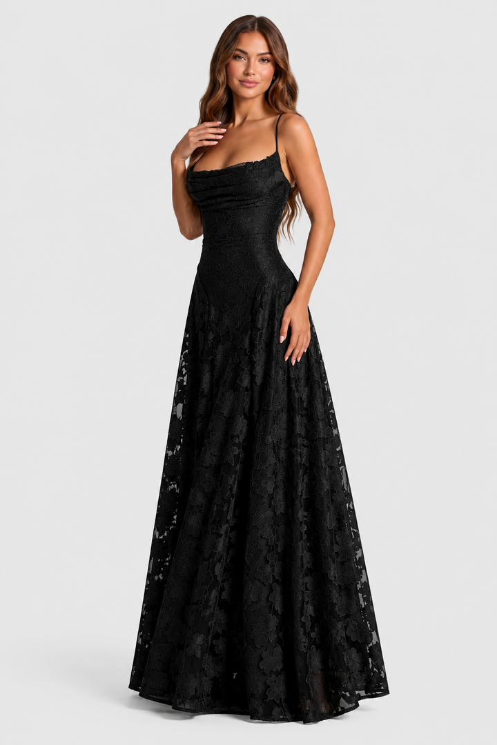 Nerila - Raised Floral Lace Dress