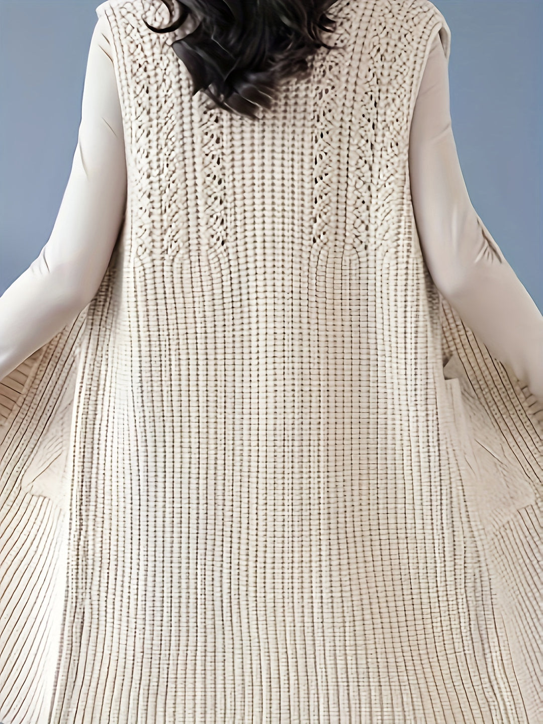 Mireva - Midi Sweater Knit Vest