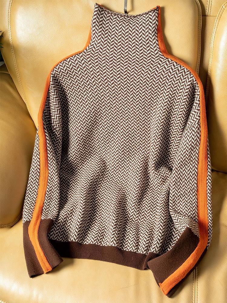 Reniva - Roll Neck Knit Jumper