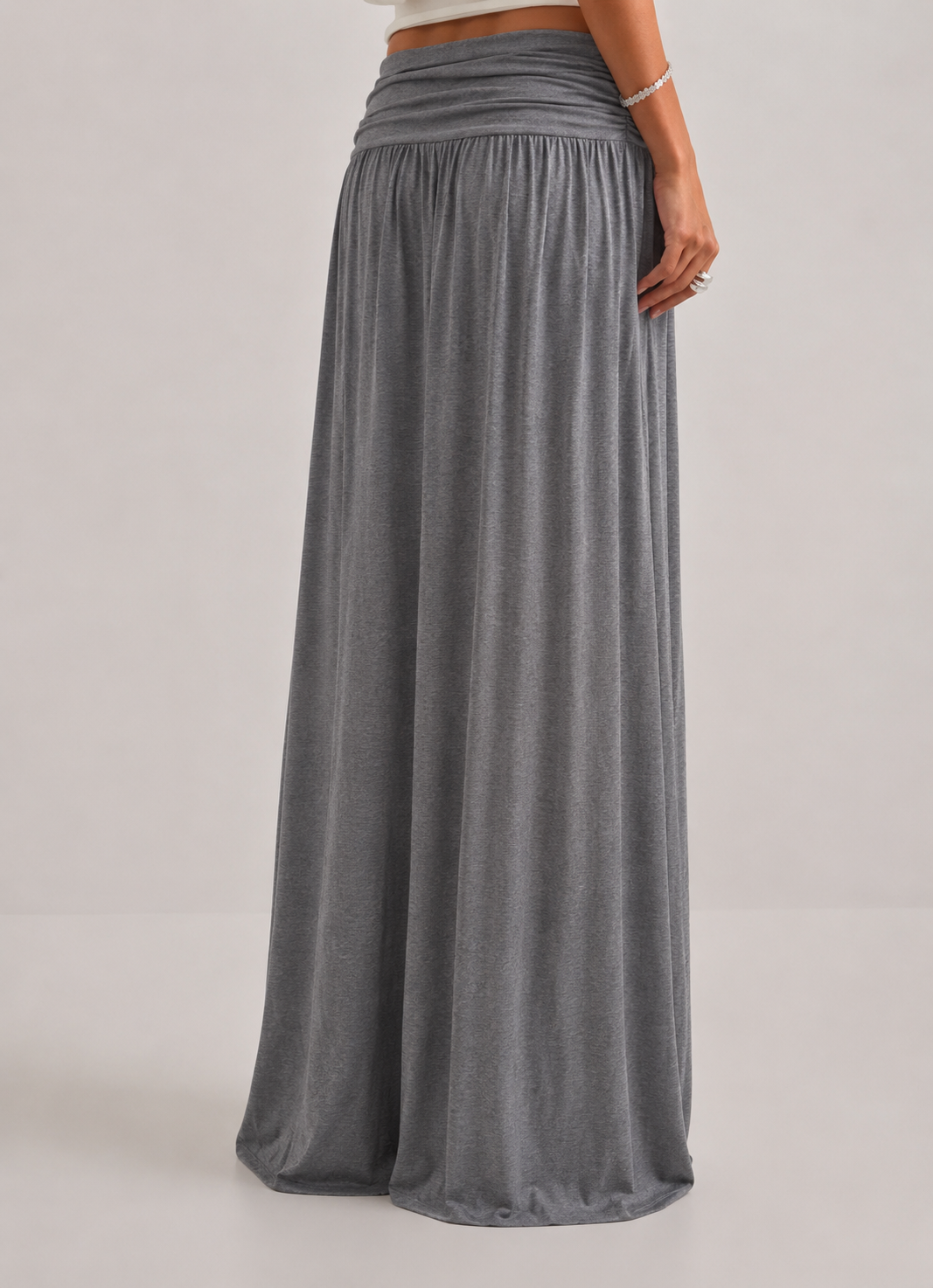 Orlise - Ruffled-Waist Skirt