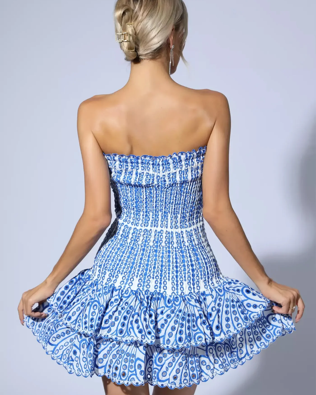 Sevra - Ruffled Woven Mini Dress