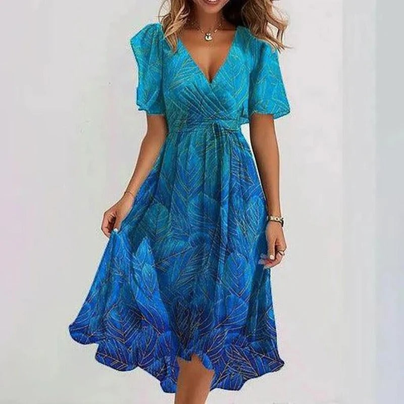 Virela - Contour-Cut Woven Dress