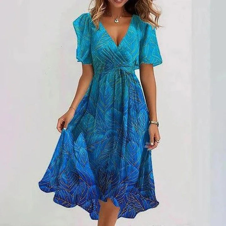 Virela - Contour-Cut Woven Dress
