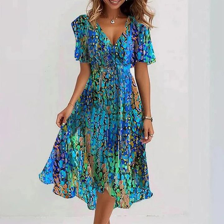 Virela - Contour-Cut Woven Dress