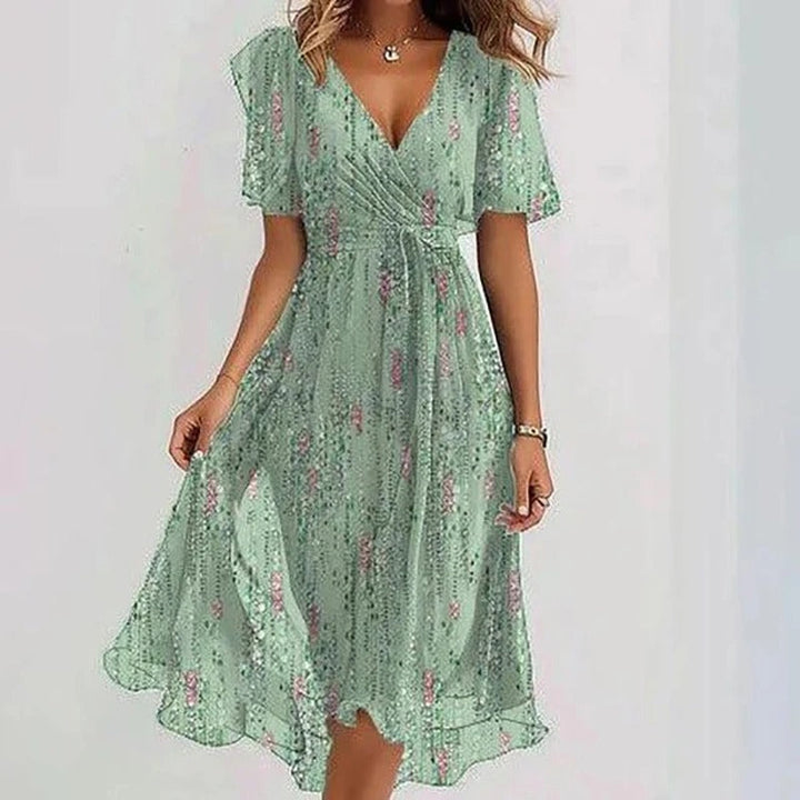 Virela - Contour-Cut Woven Dress