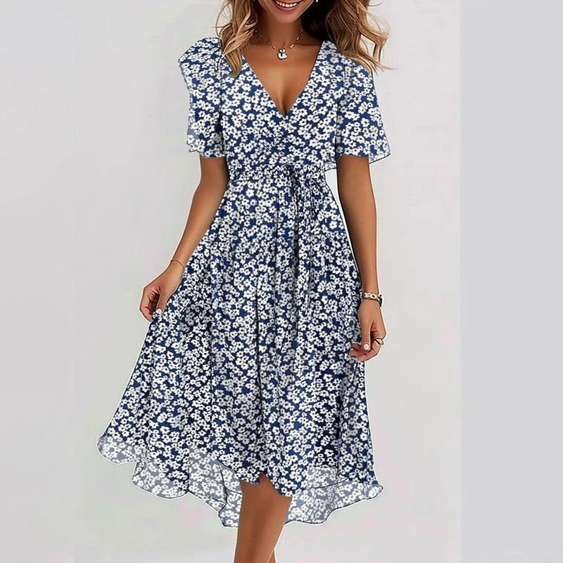 Virela - Contour-Cut Woven Dress