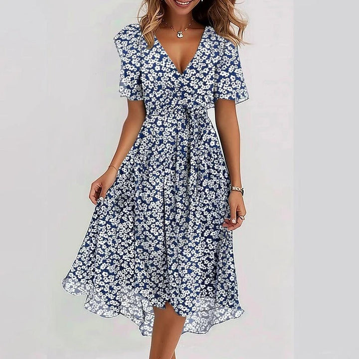 Virela - Contour-Cut Woven Dress