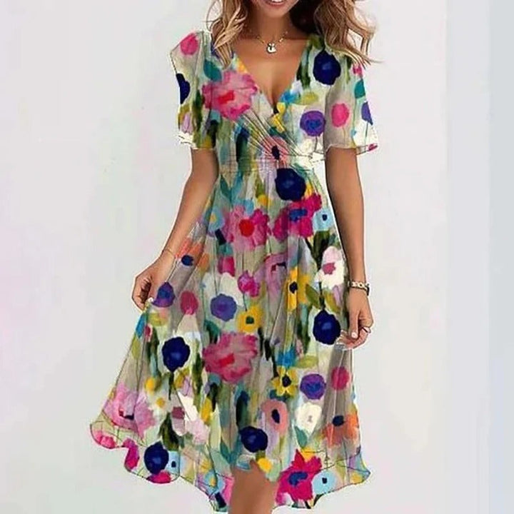 Virela - Contour-Cut Woven Dress