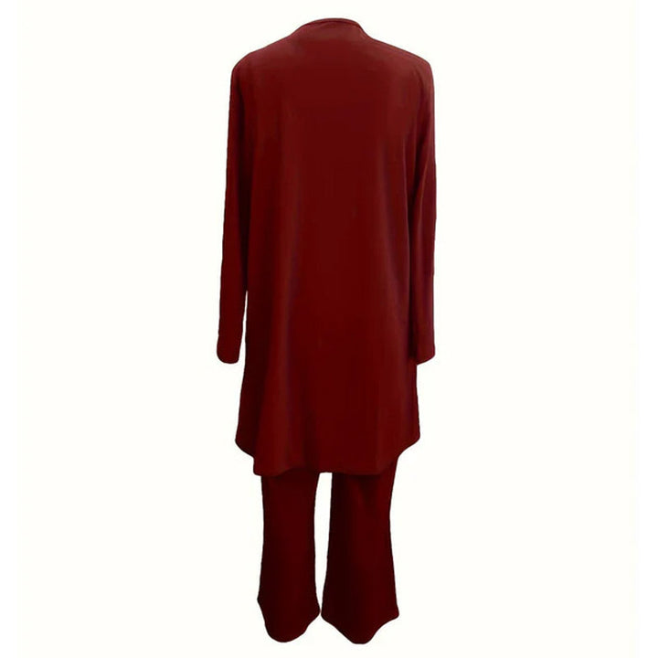 Kevara - Wide-Leg Suiting 3-Piece Set