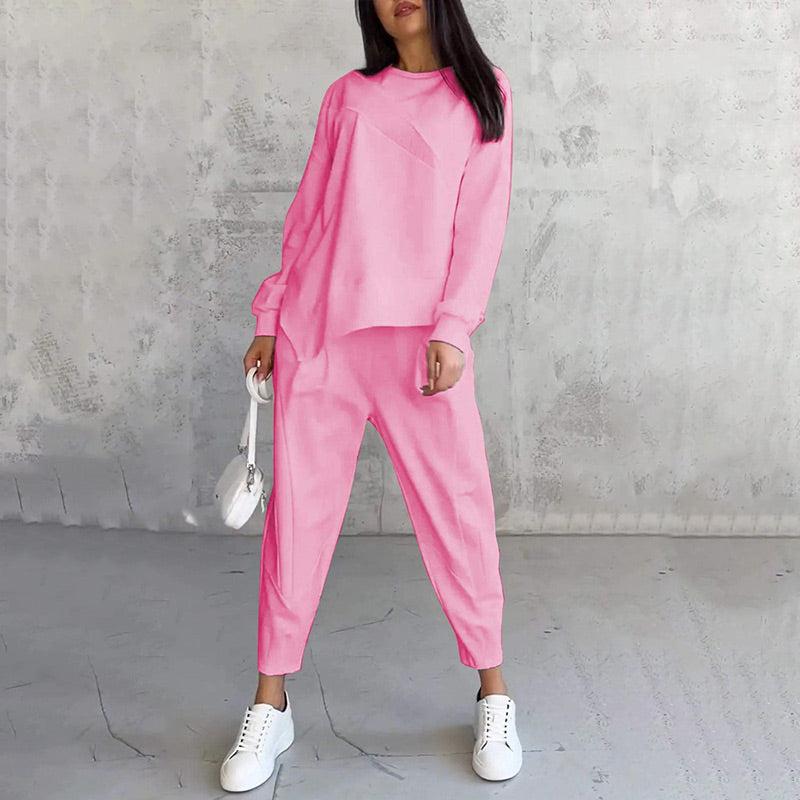 Belira - Round Neck Jersey Suit