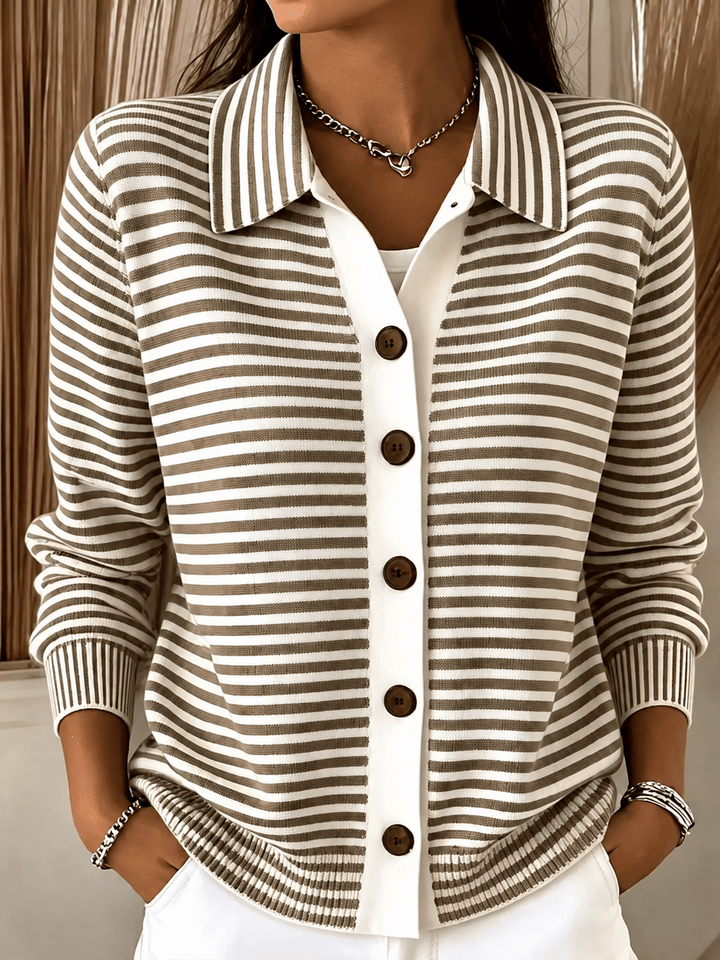 Neraya - Printed Knit Cardigan