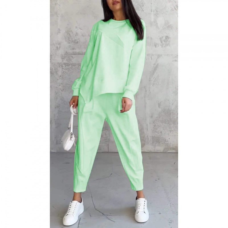 Belira - Round Neck Jersey Suit