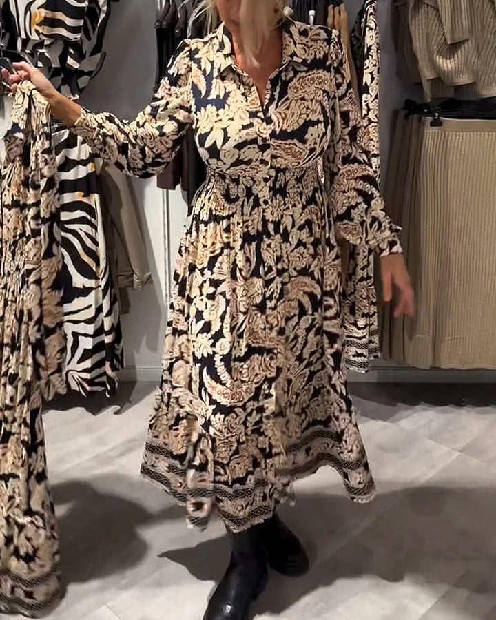 Naliri - Floral-Print Woven Shirt Dress