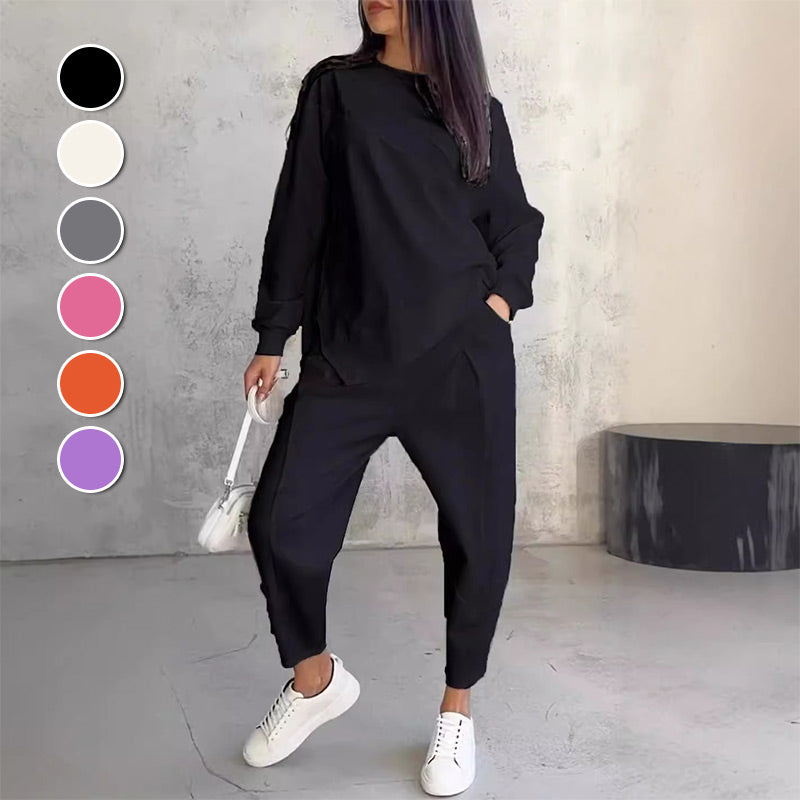 Belira - Round Neck Jersey Suit