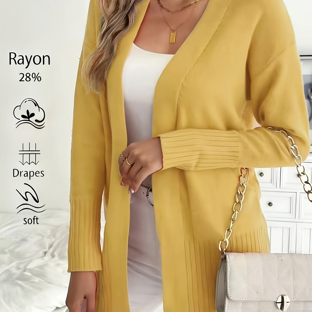 Tivora - Longline Knit Cardigan