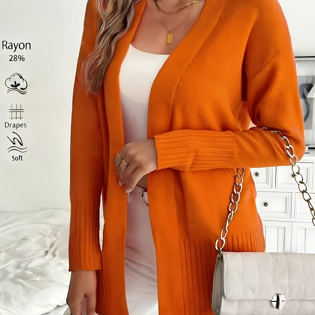 Tivora - Longline Knit Cardigan