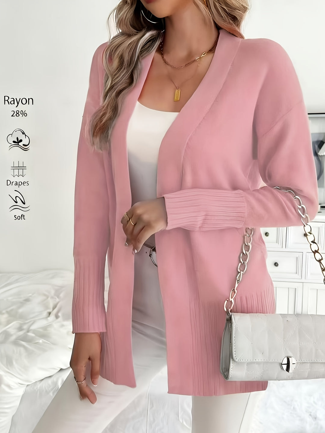 Tivora - Longline Knit Cardigan