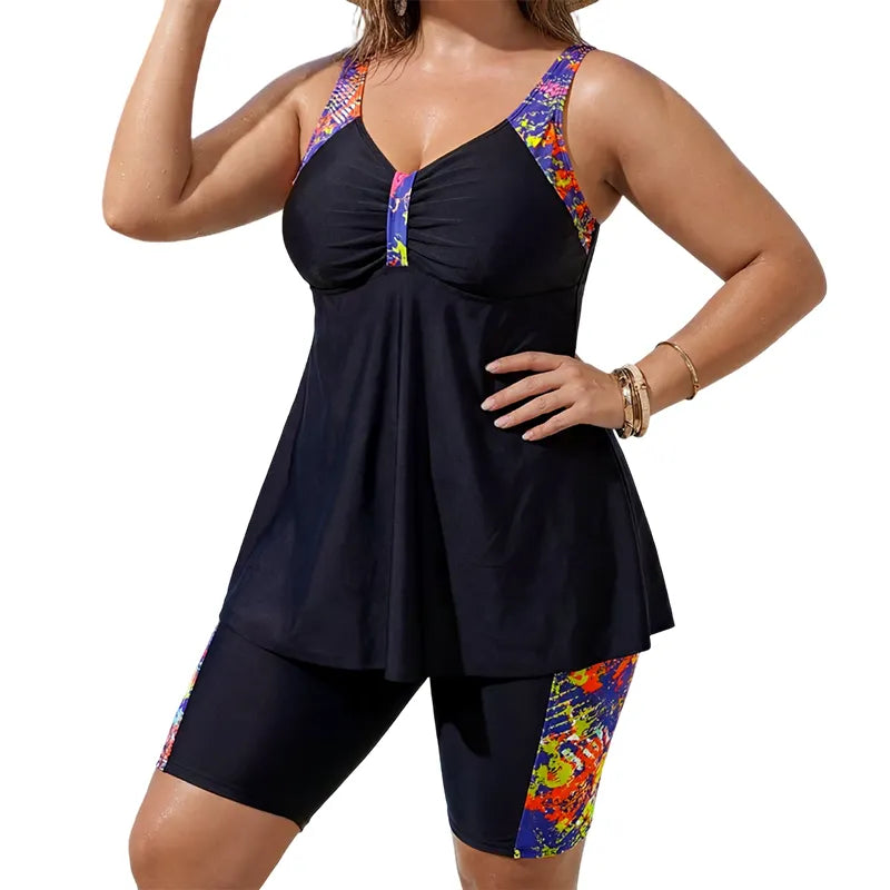 Soreli - Loose Tankini Shorts Set