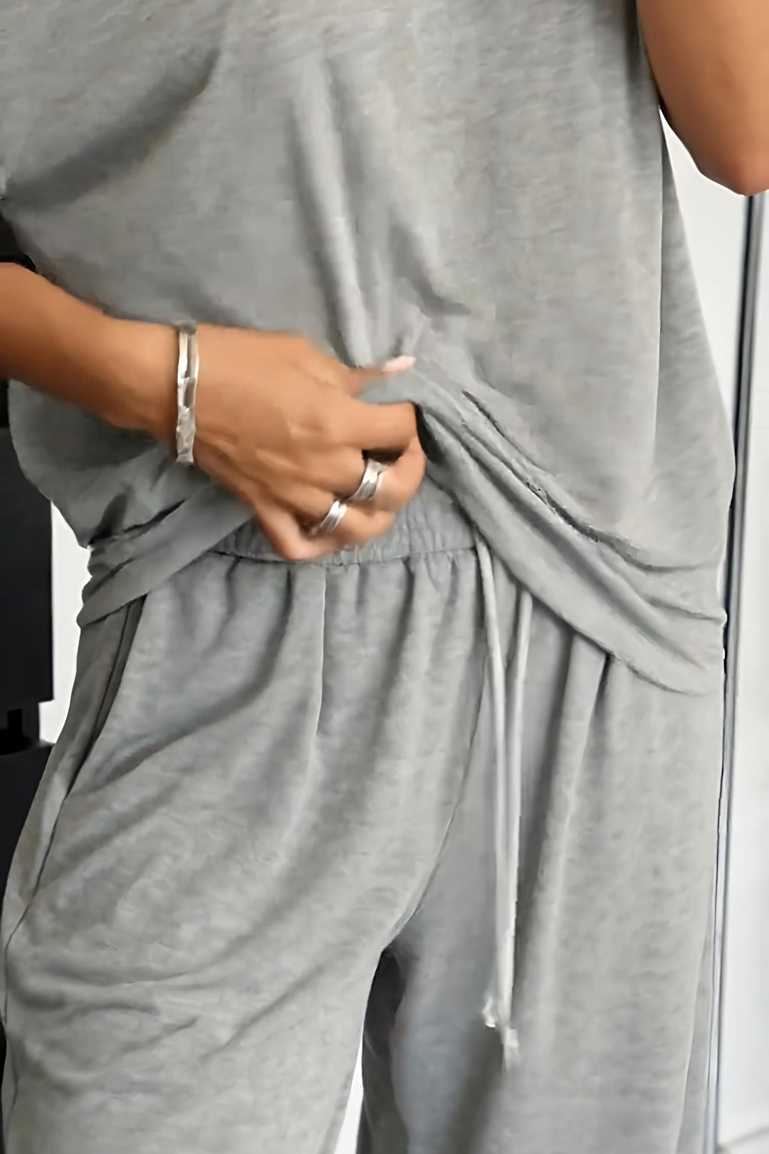 Talira - Off-Shoulder Two-Piece Set