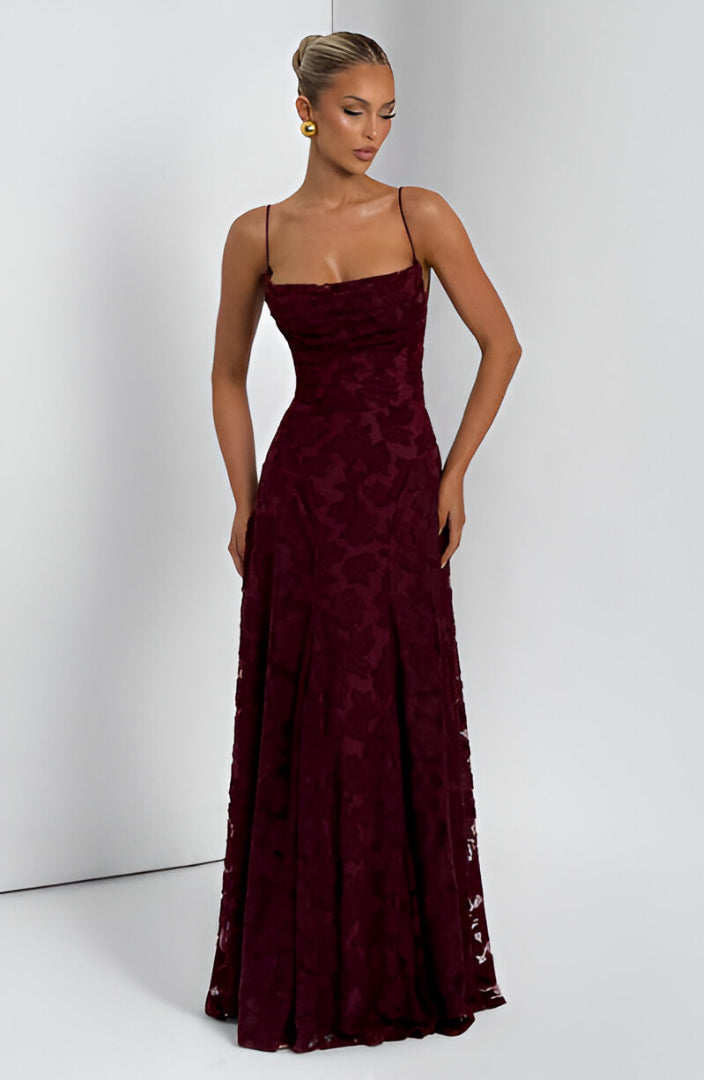 Caleia - Corset Lace Maxi Dress