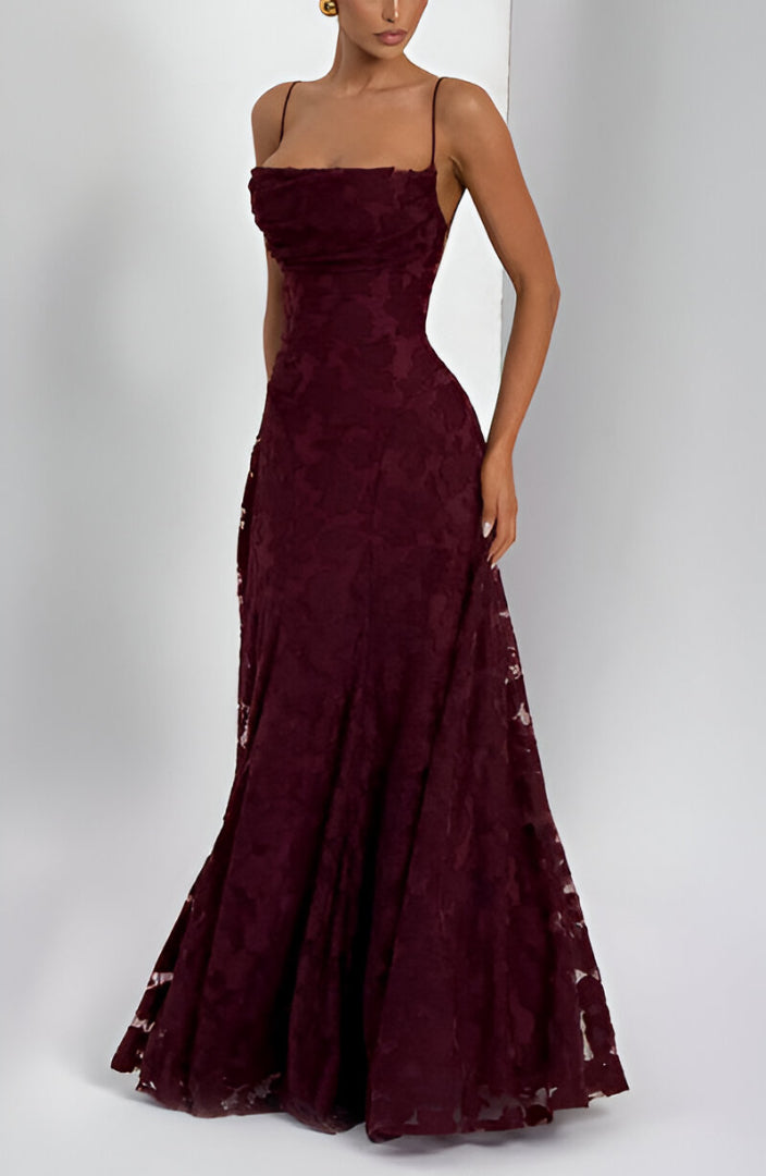 Caleia - Corset Lace Maxi Dress